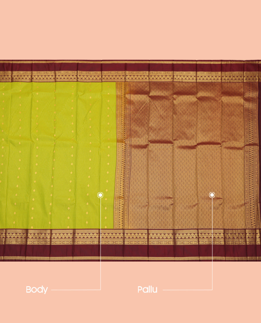 Green Budget Silk Saree