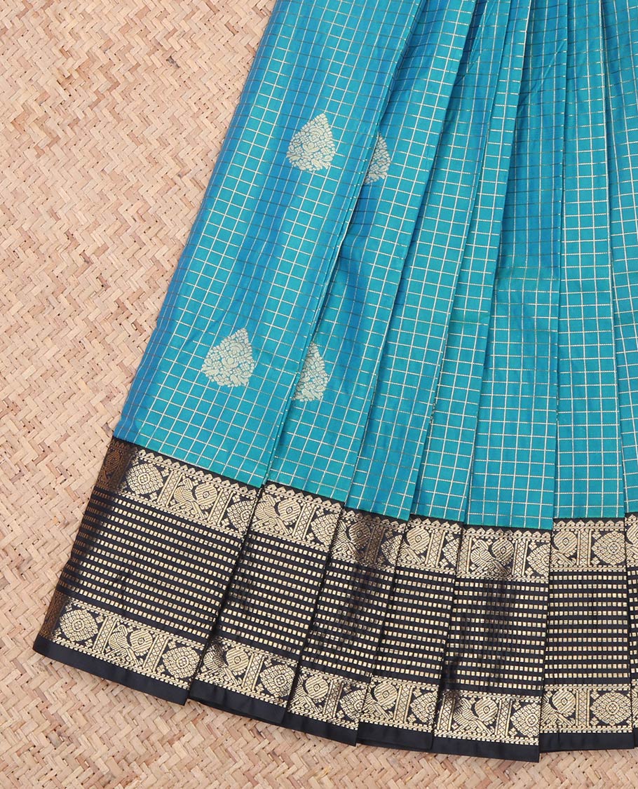Blue Budget Silk Saree