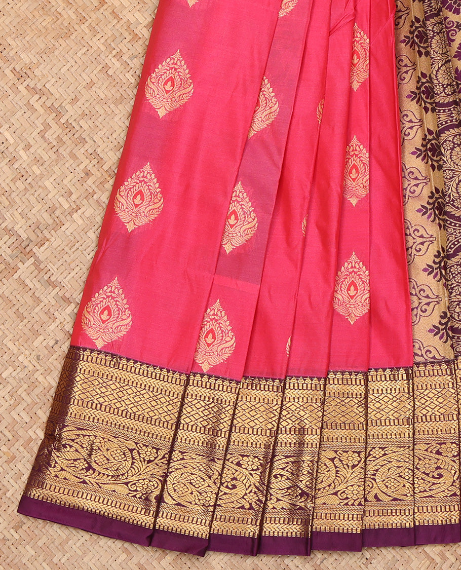 Pink Budget Silk Saree