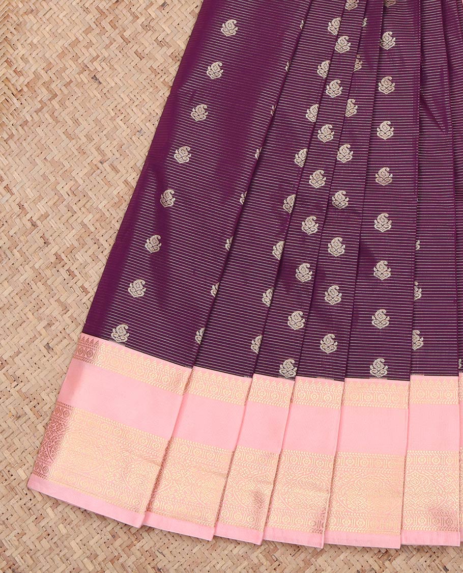 Purple Budget Silk Saree