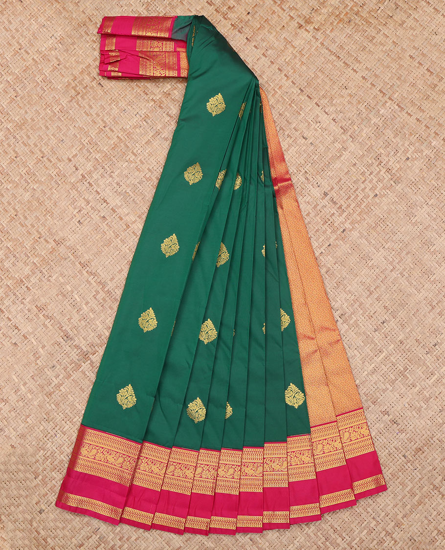 Green Budget Silk Saree