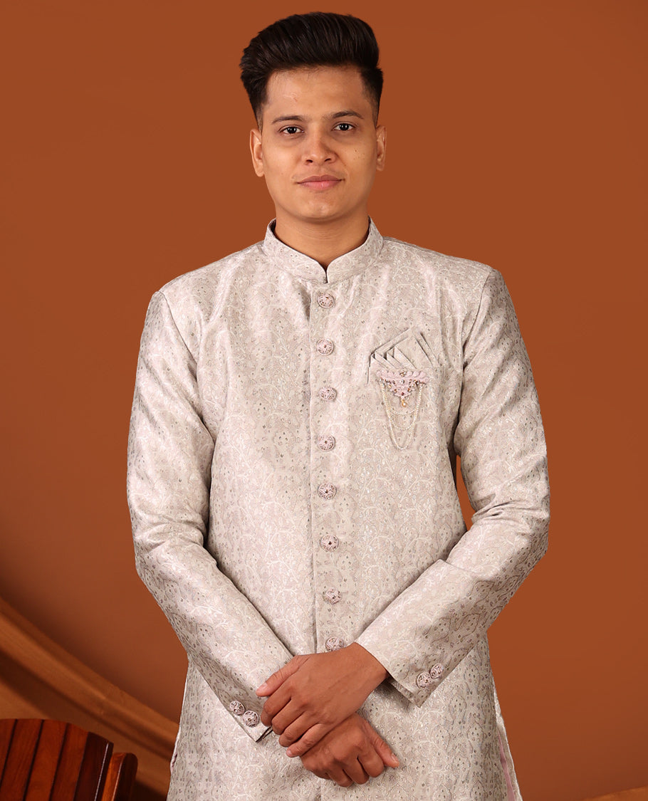 Grey Men's Kurta