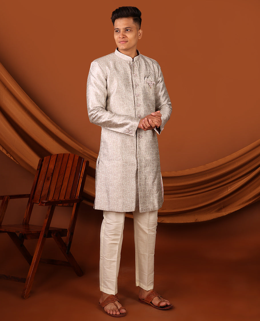 Grey Men's Kurta