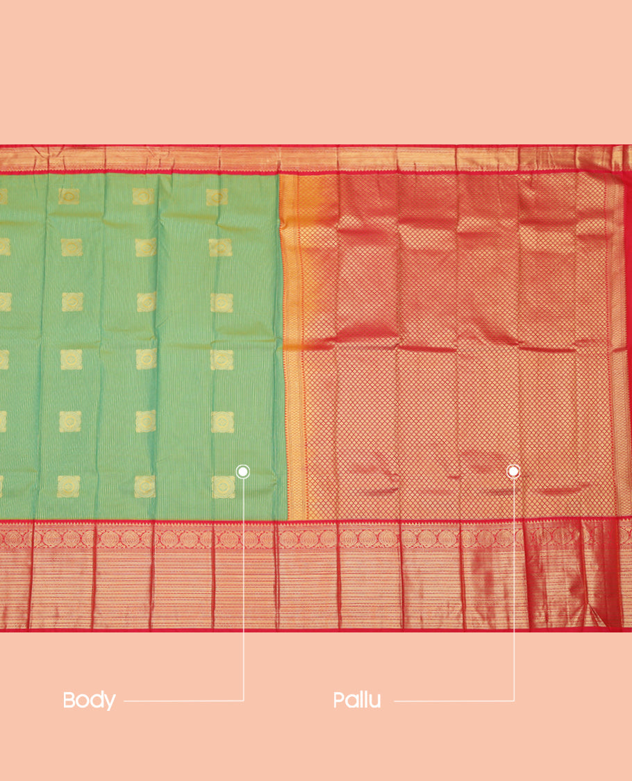 Green Budget Silk Saree