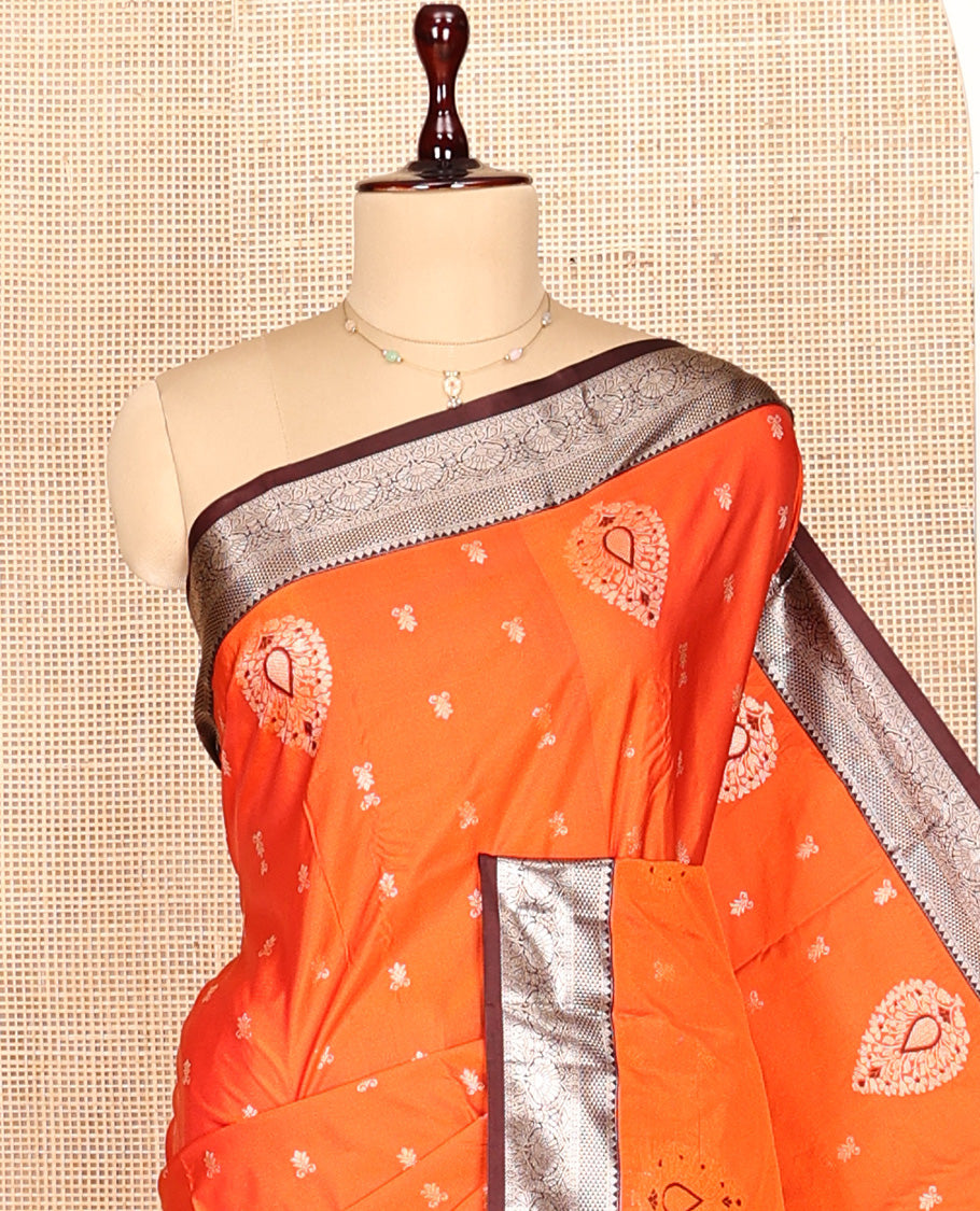 Orange Gift Saree