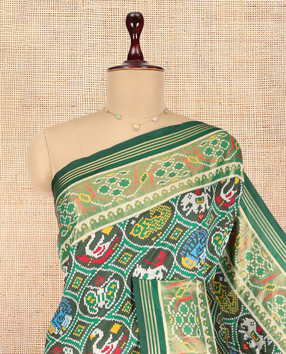 Green Fancy Patola Saree