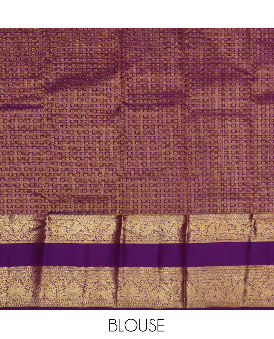Yellow Pure Silk Pavadai Material Set