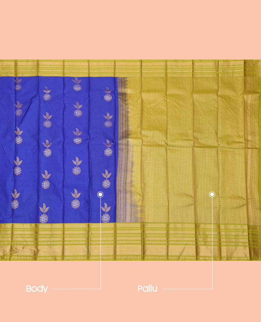 Royal Blue Budget Silk Saree