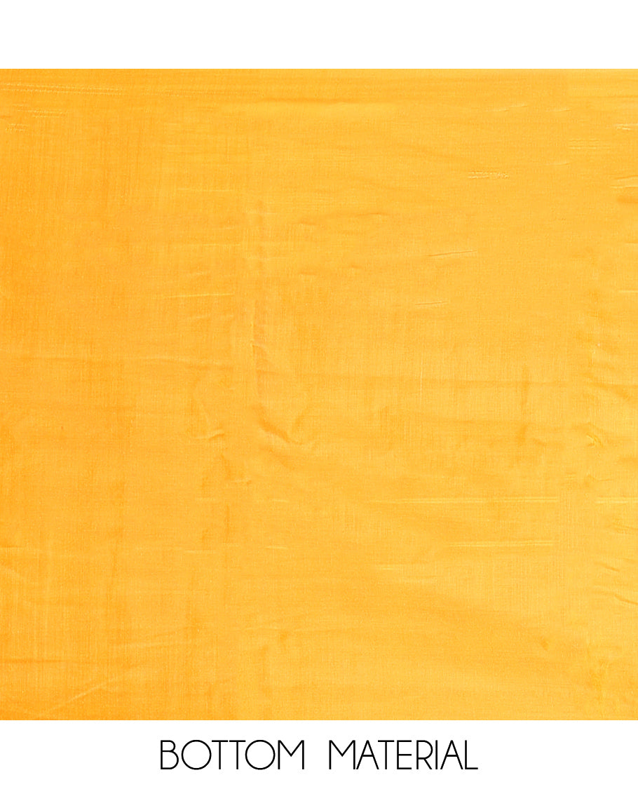 Mustard Semi-Silk Material Chudidar Set