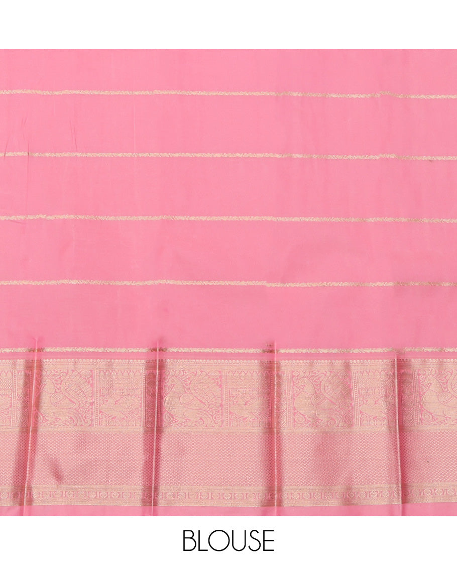 Green Zari Border Budget Silk Saree