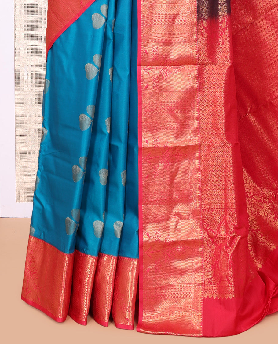 Blue Budget Silk Saree