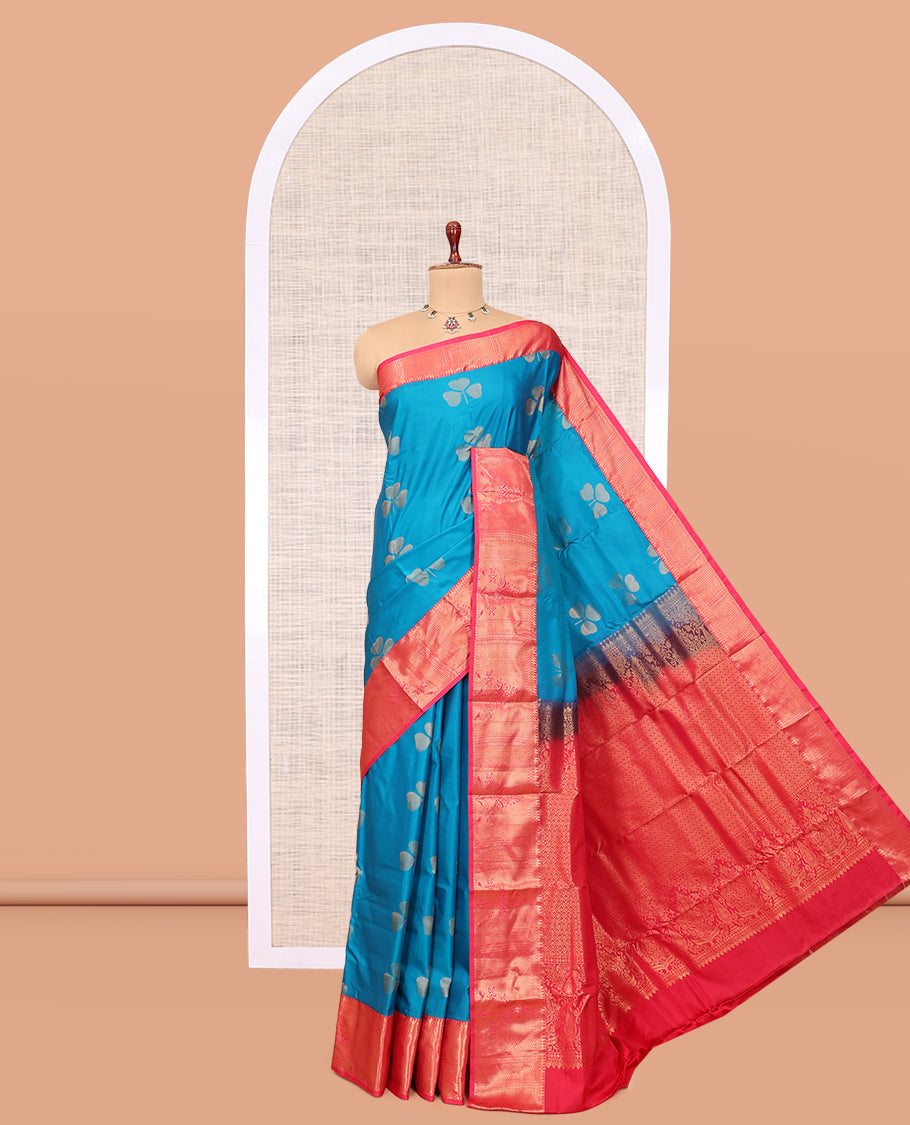 Blue Budget Silk Saree