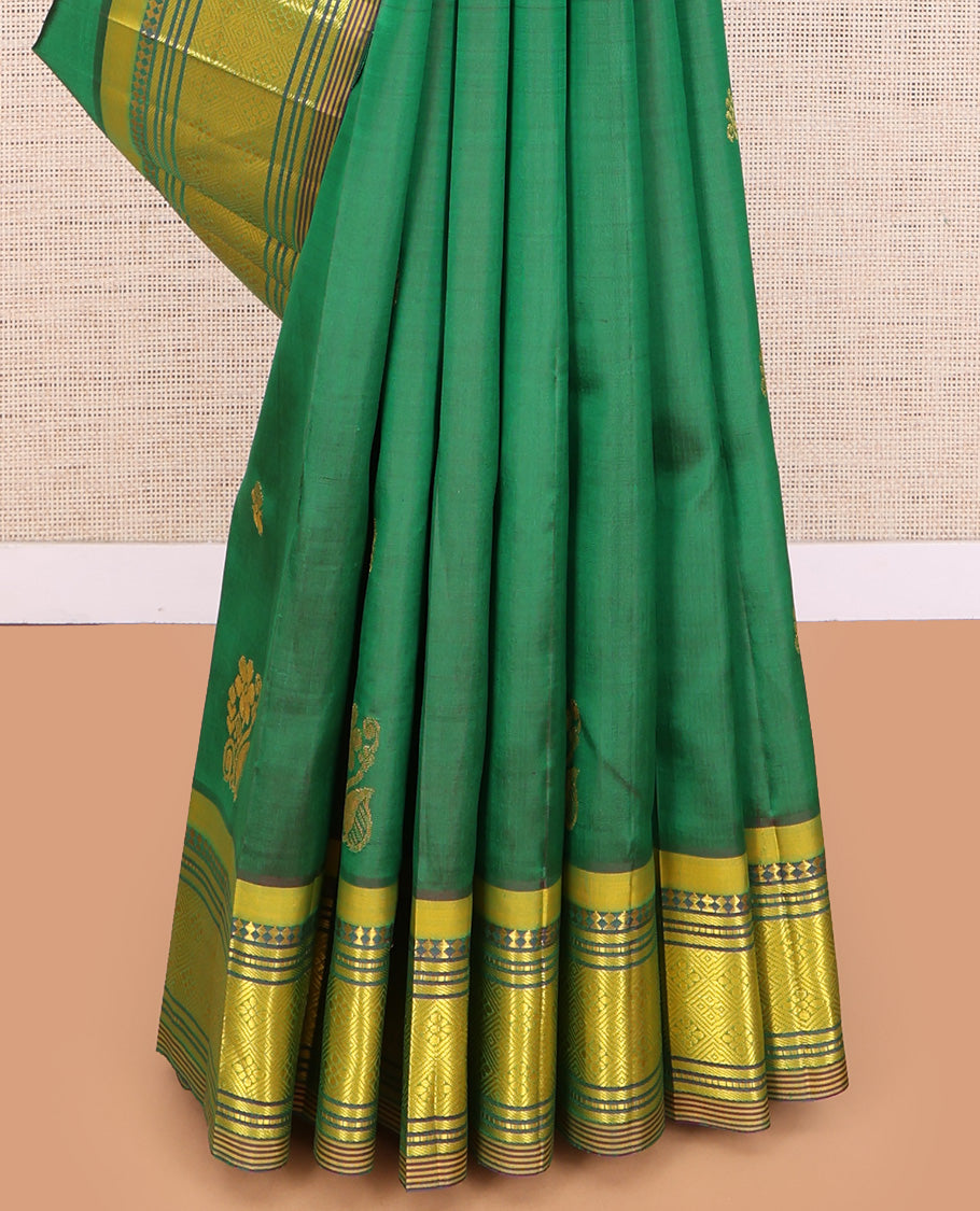 Green Kanchipuram Silk Saree