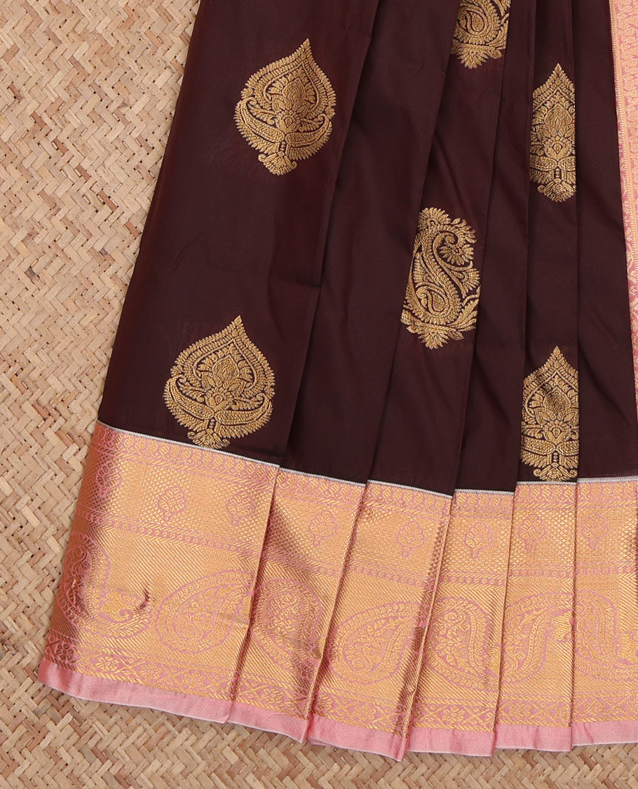 Brown Budget Silk Saree