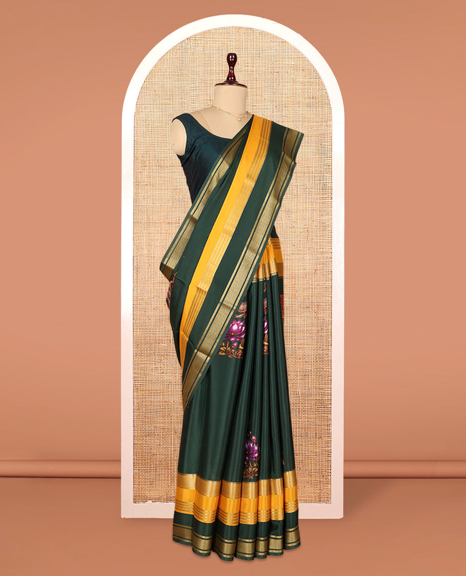 Green Mysore Silk Saree