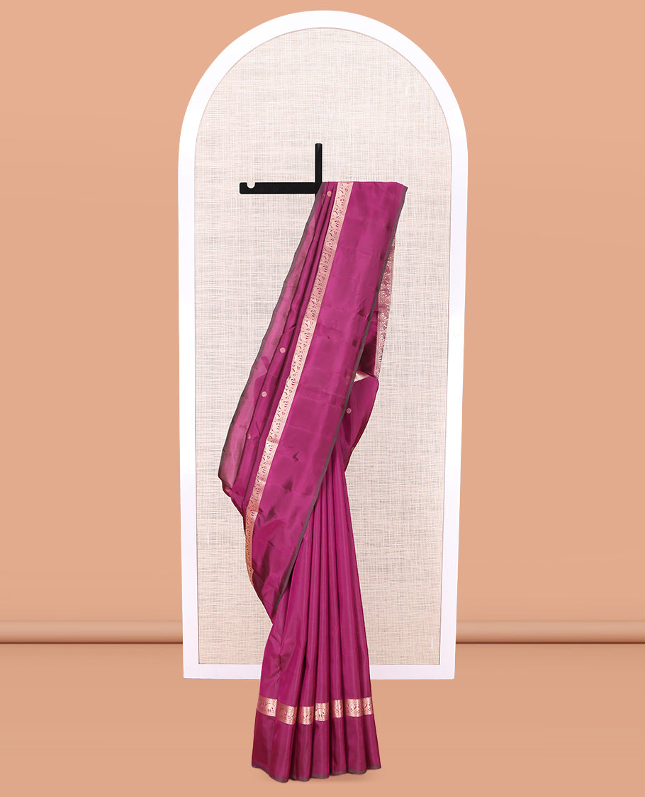 Magenta Vasundhara Lite Silk Mix Saree