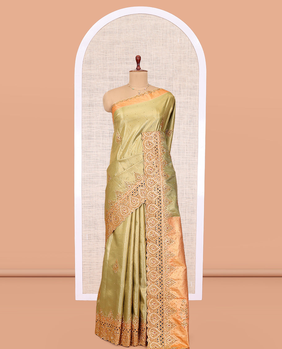 Green Mysore Silk Saree