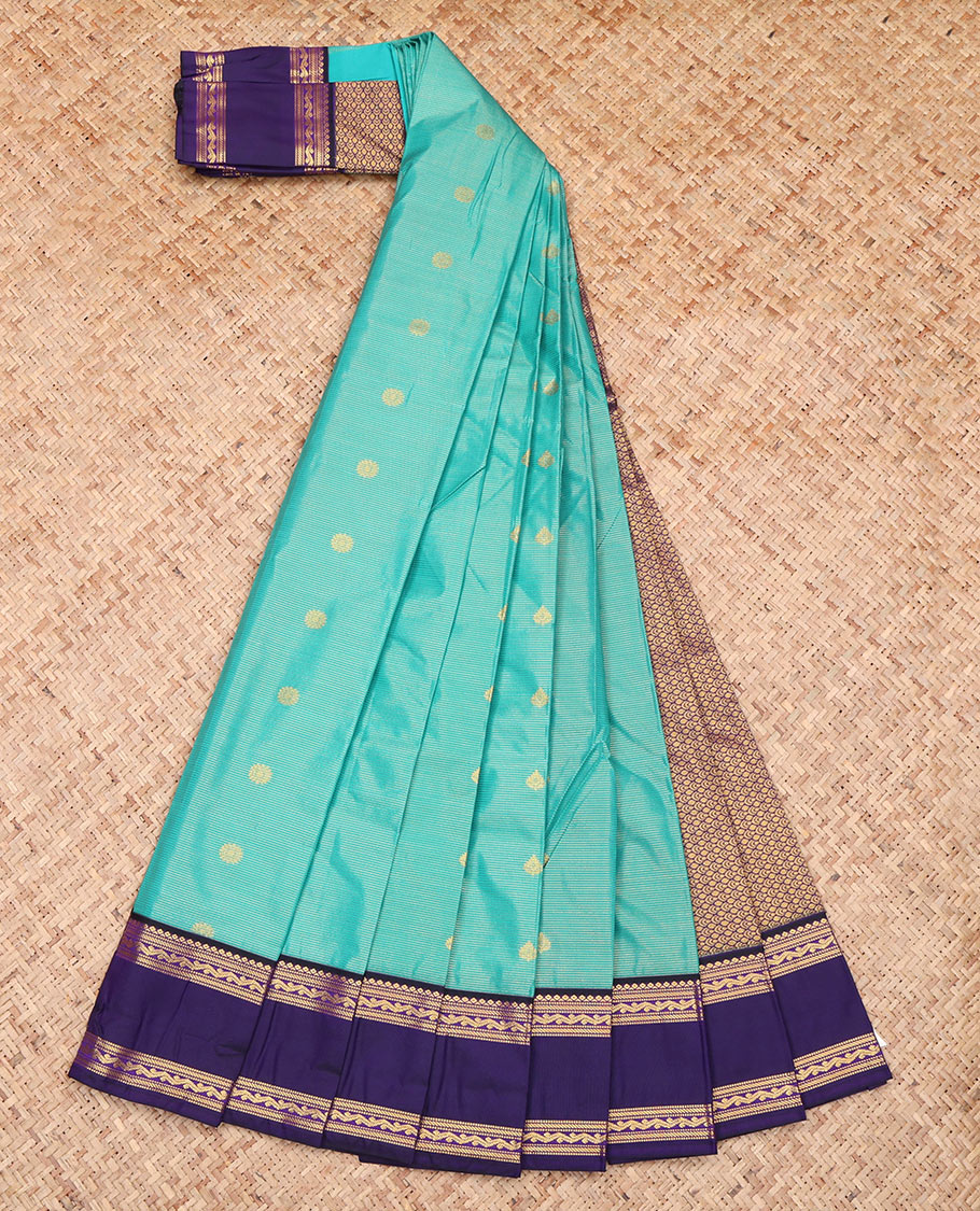 Blue Budget Silk Saree