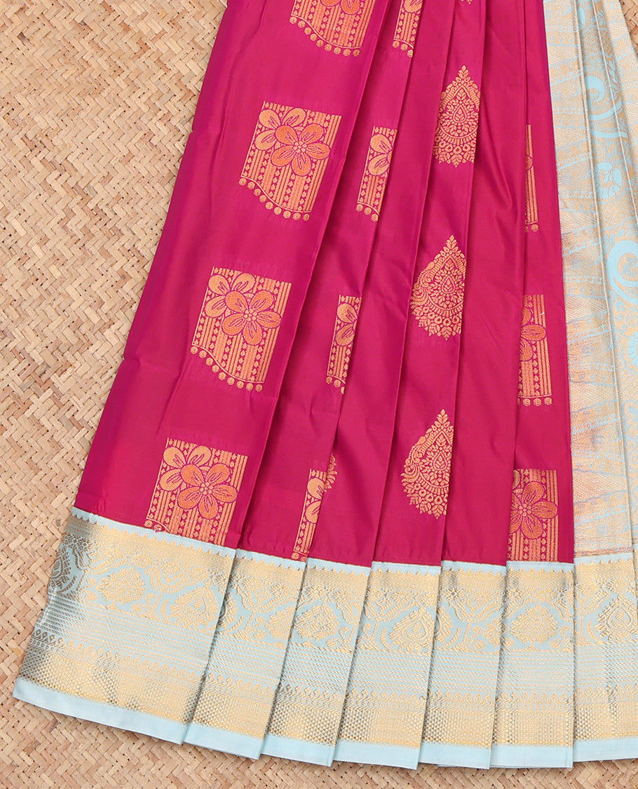 Pink Budget Silk Saree