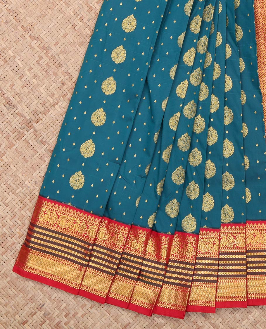 Blue Budget Silk Saree