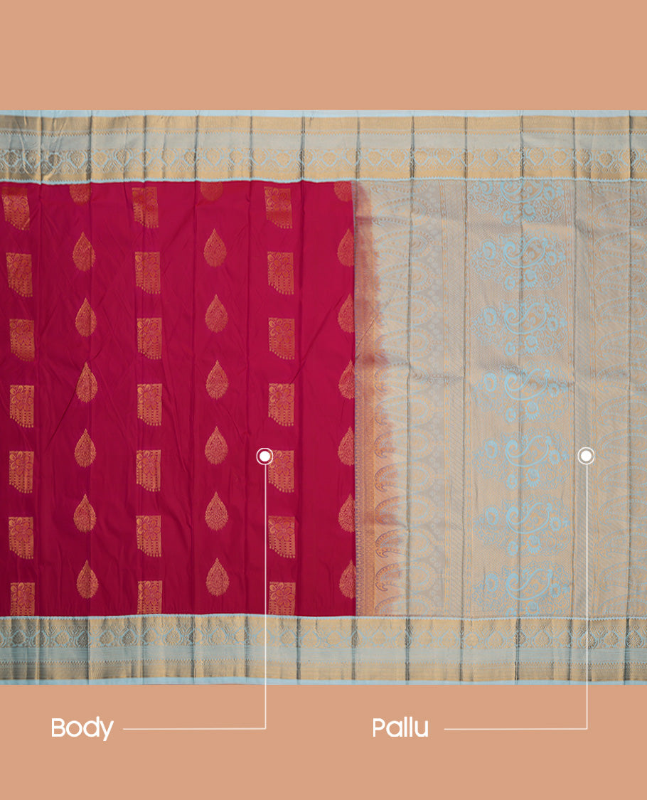 Pink Budget Silk Saree