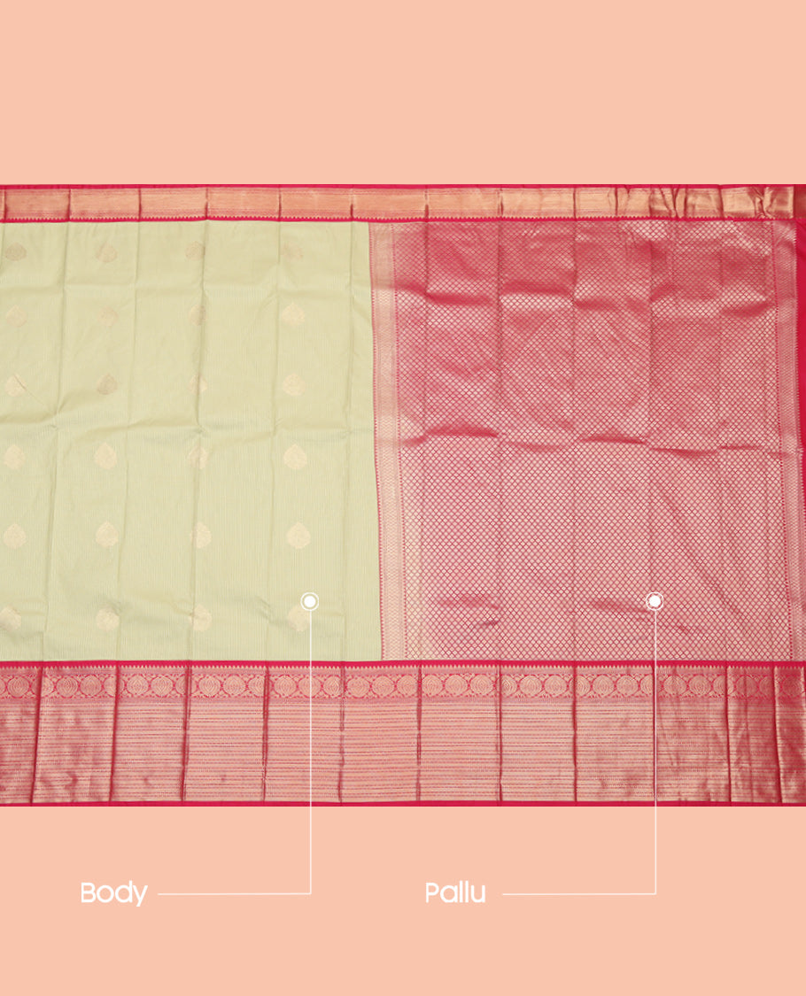 Pale Green Budget Silk Saree
