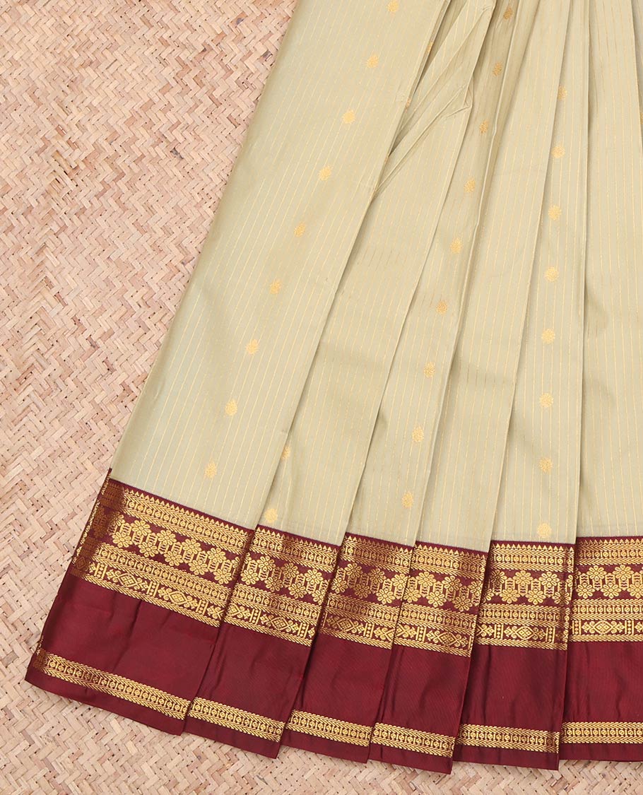 Beige Budget Silk Saree