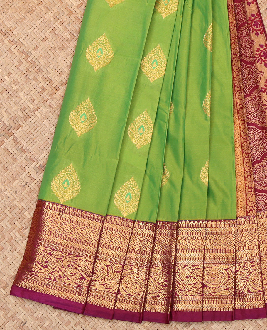 Green Budget Silk Saree