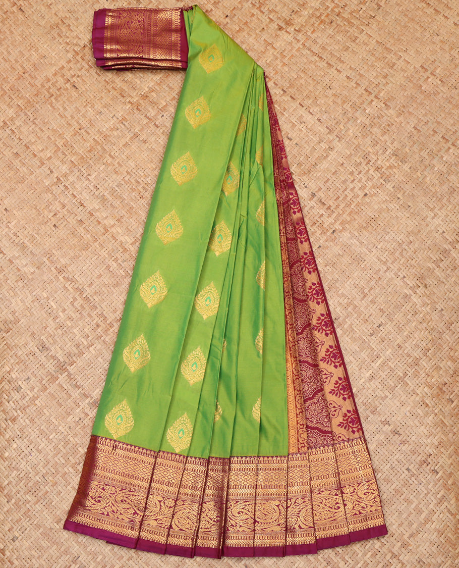 Green Budget Silk Saree