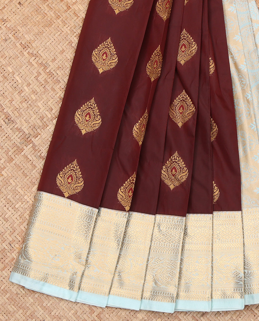 Brown Budget Silk Saree
