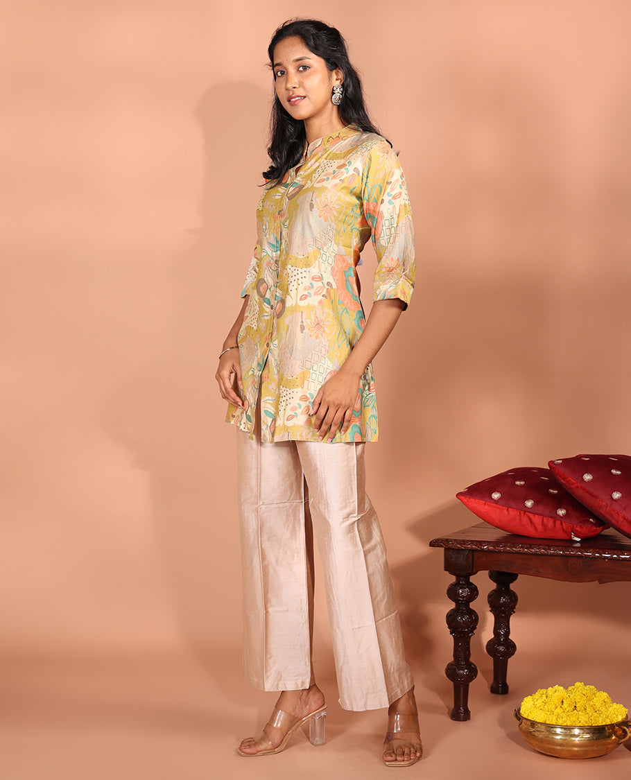 Multi-Color Vatican Readymade Short Kurti