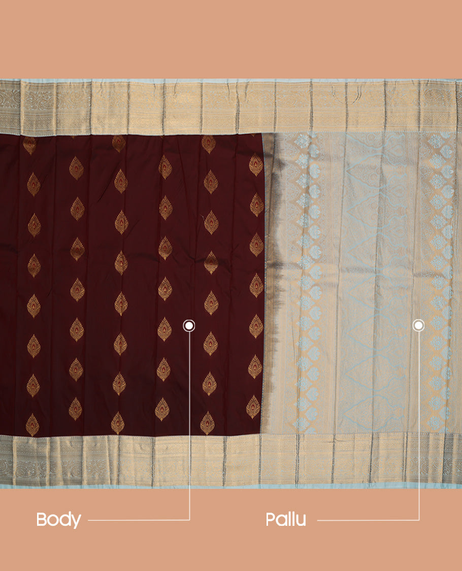 Brown Budget Silk Saree