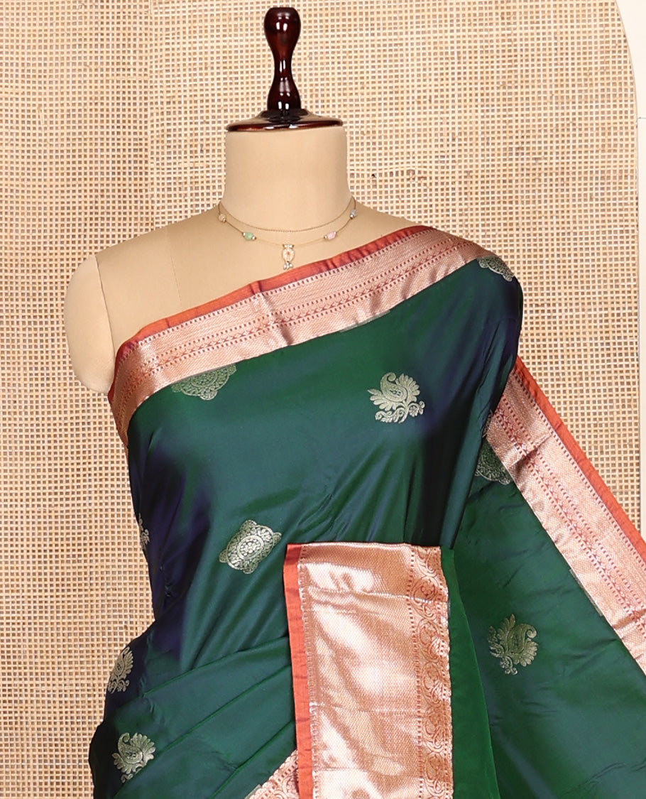 Peacock Green Gift Saree