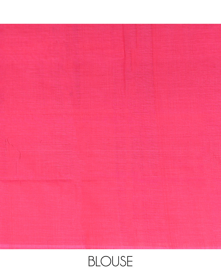 Multi-Color Pochampally Ikat Cotton Saree