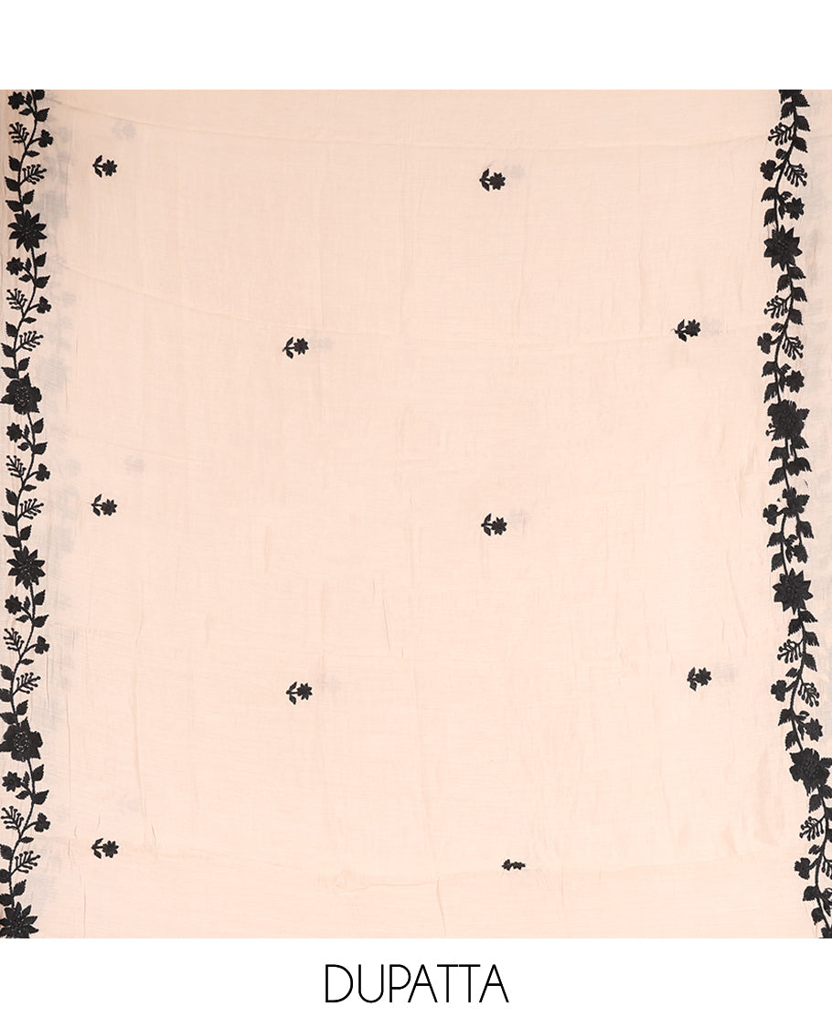 Ivory Chudidar Material