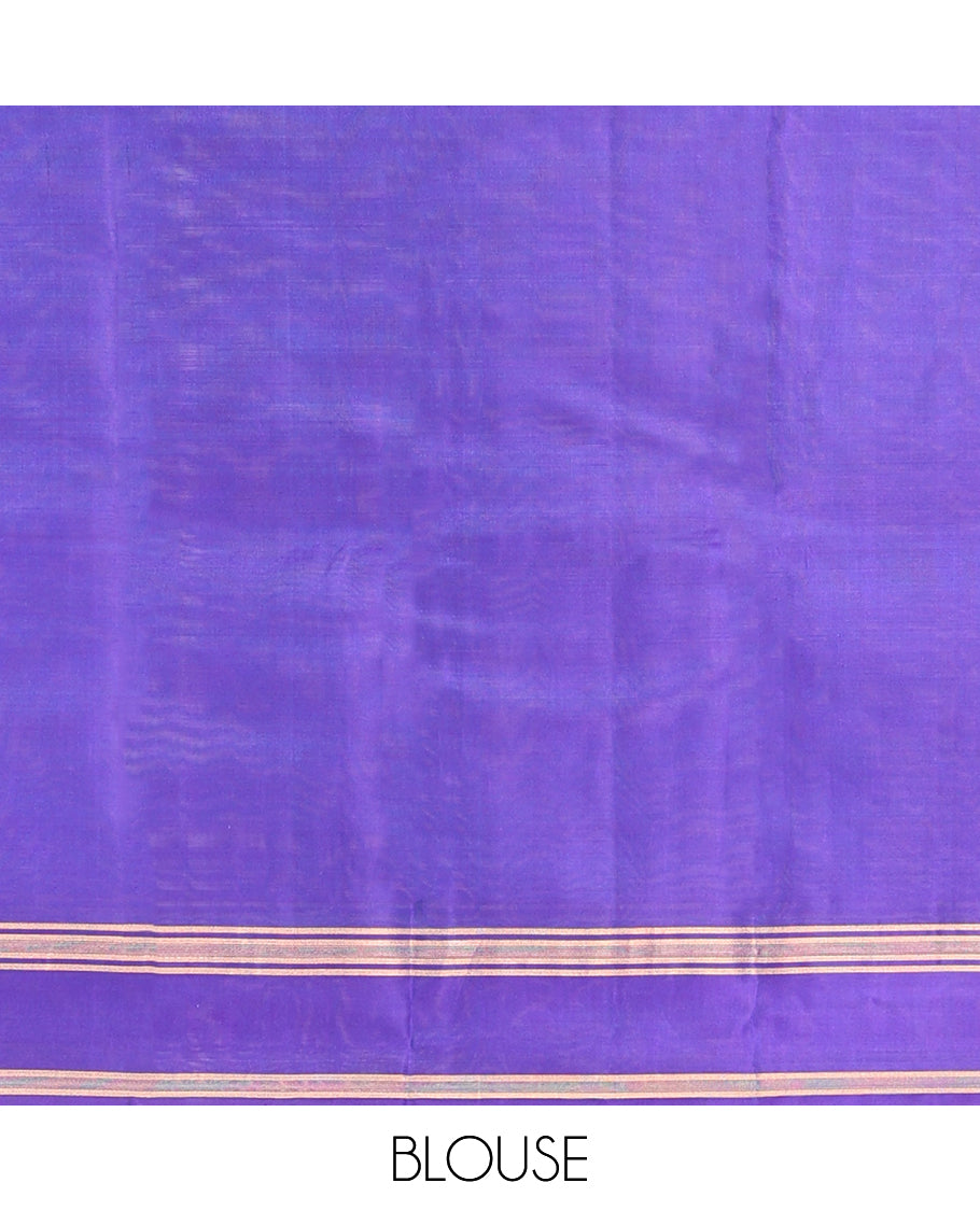 Yellow Mayuri Lite Silk Mix Saree