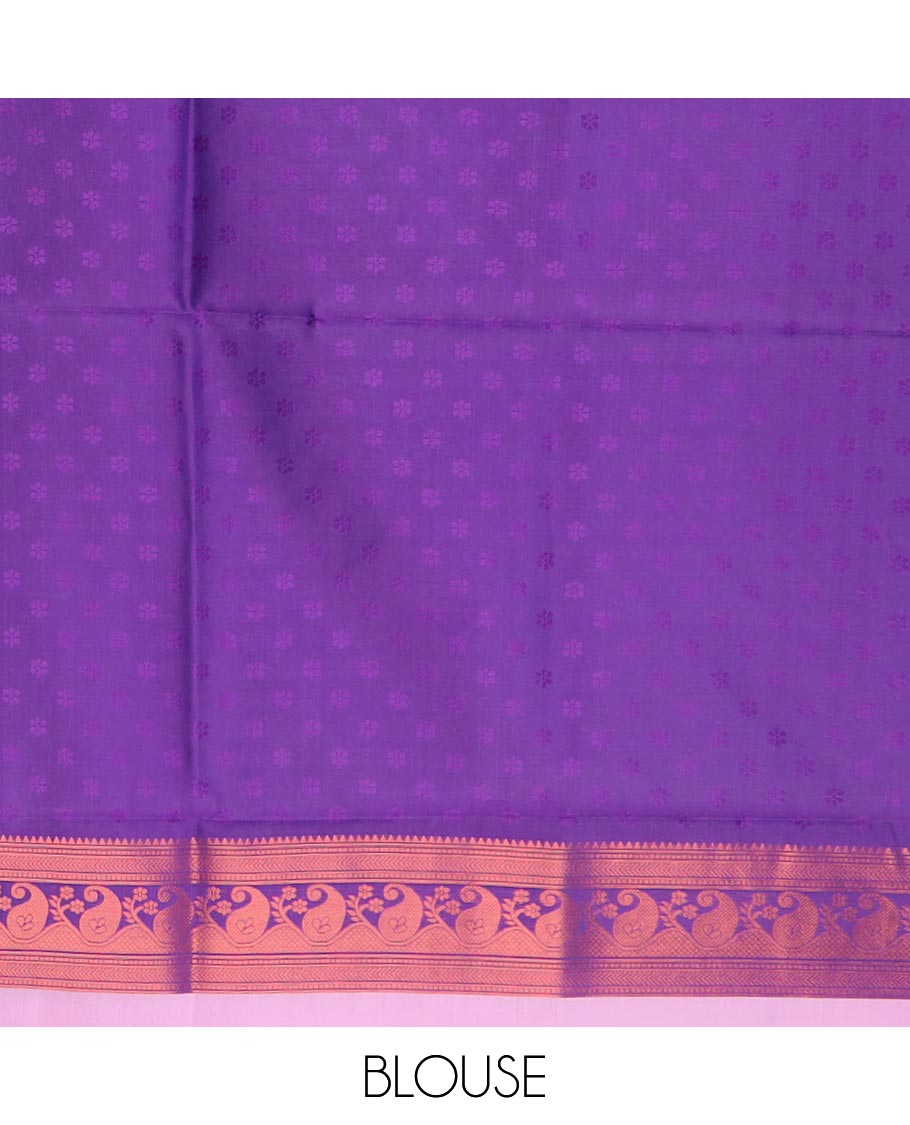 lavender pattola design mulberry silk saree with carry, zari design border & self empose with fancy tissue blouse