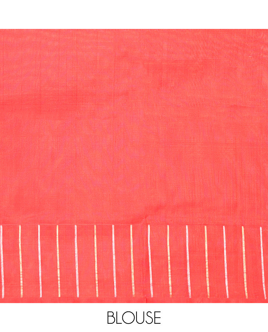 Pink Venkatagiri Silk Saree