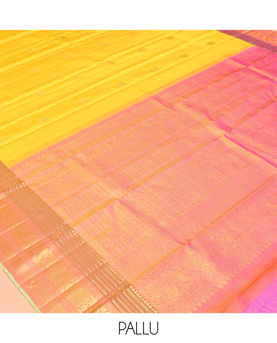 Yellow Kanchi Silk