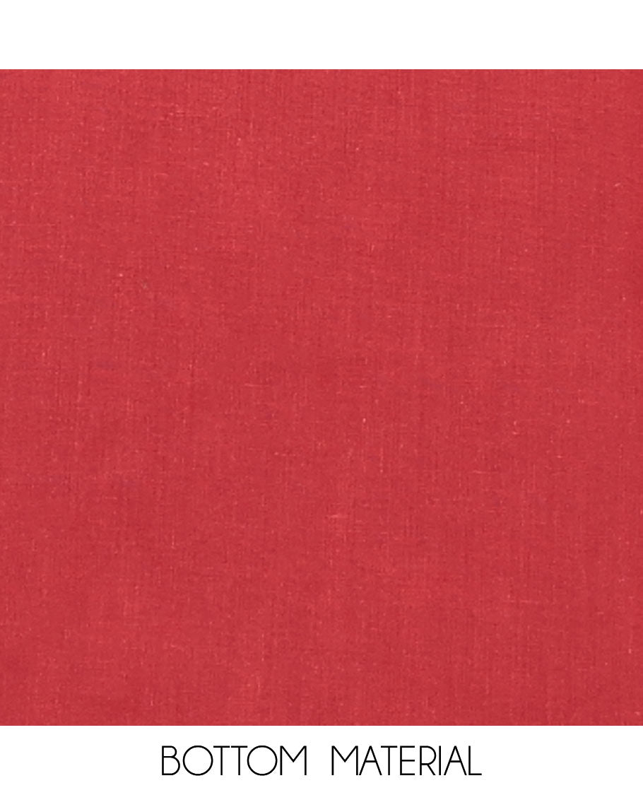 Red Rayon Material Chudidar Set