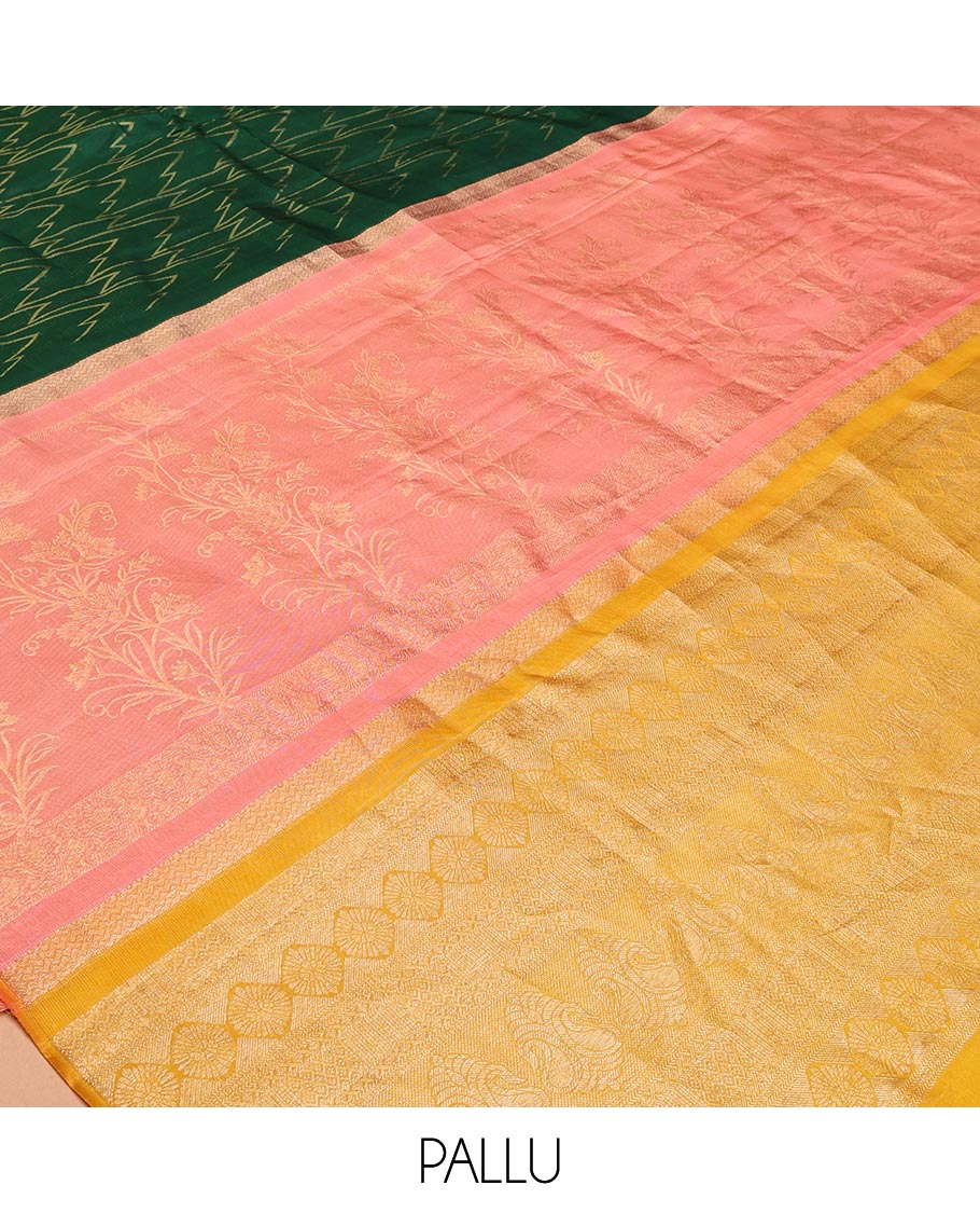 Green Vasundhara Saree