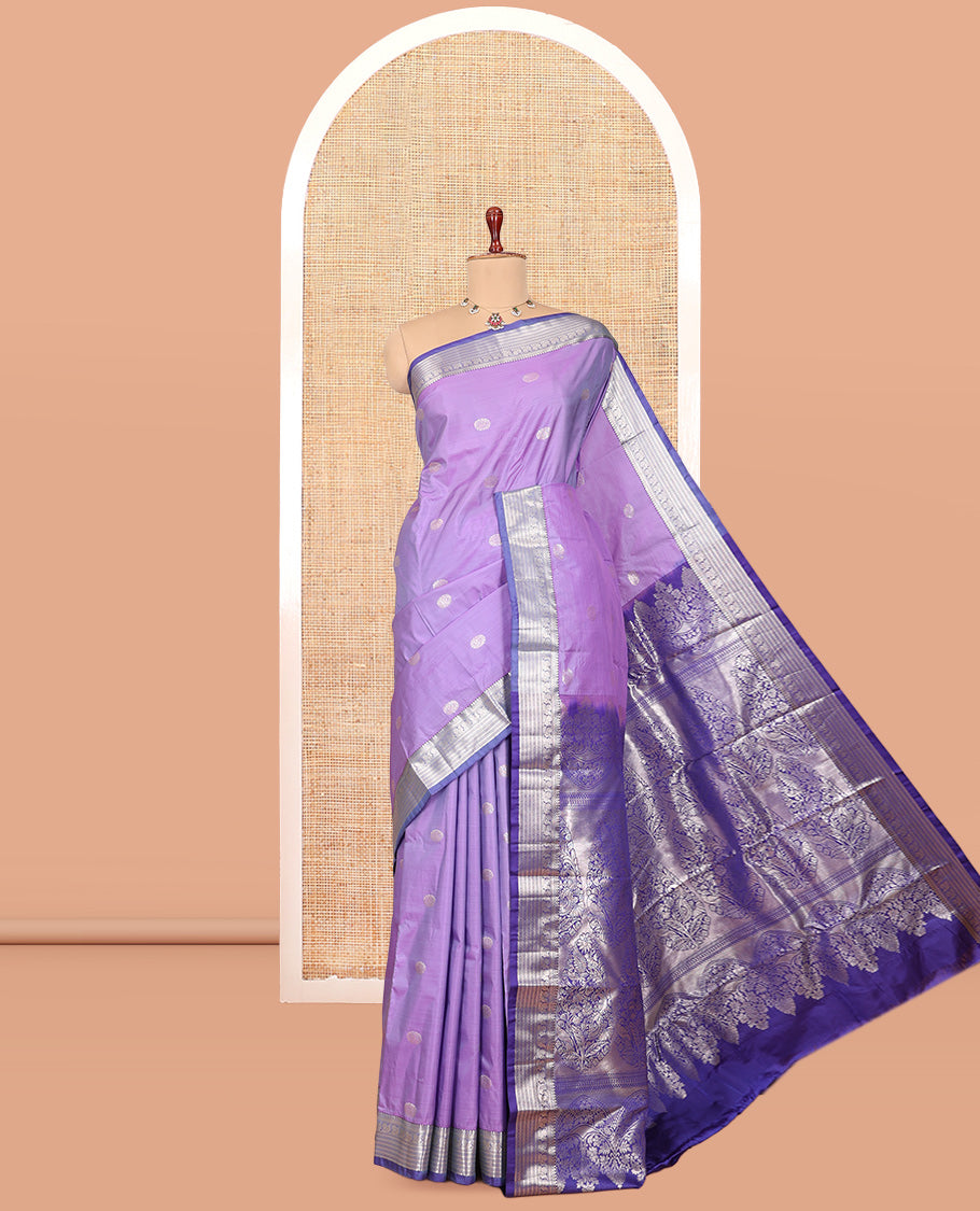 Lavender Budget Silk Saree
