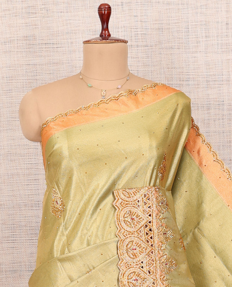 Green Mysore Silk Saree