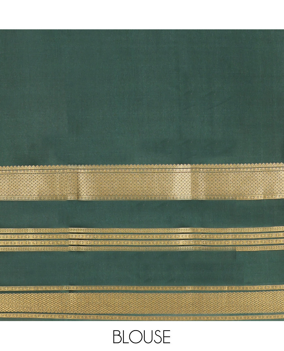 Green Mysore Silk Saree