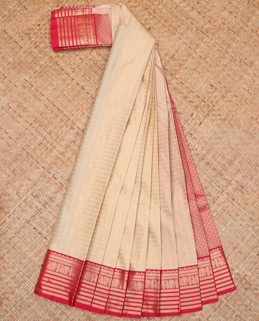 Light Sandal Budget Silk Saree