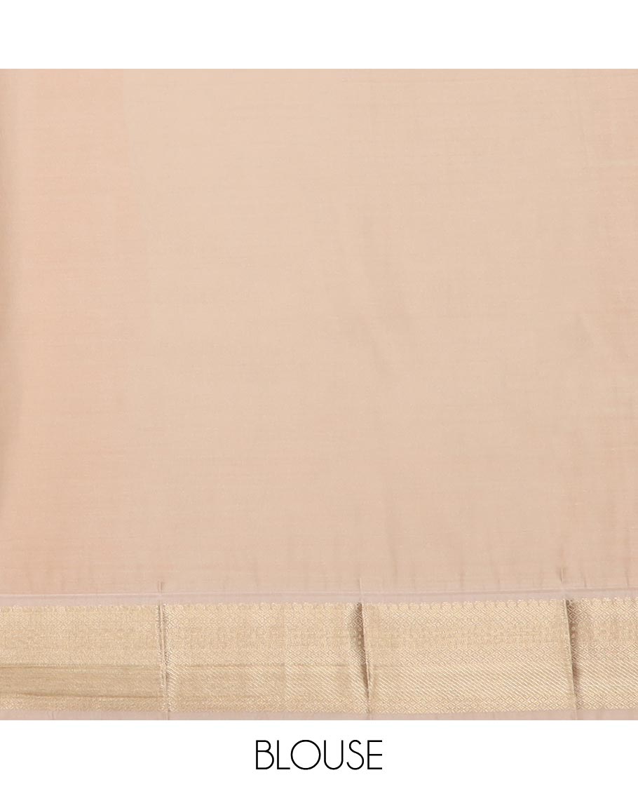 Red zari buttas gift saree, contrast traditional zari design border, and intricate pallu