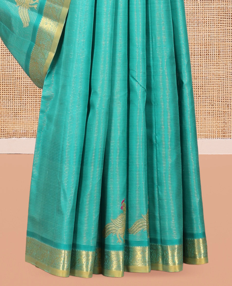 Blue Kanchi Silk