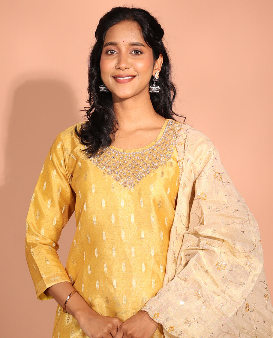 Yellow Tissue Readymade Suit