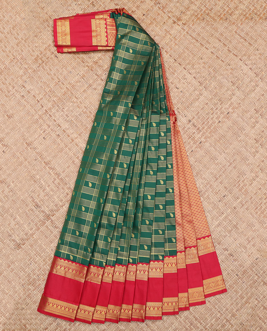 Green Budget Silk Saree