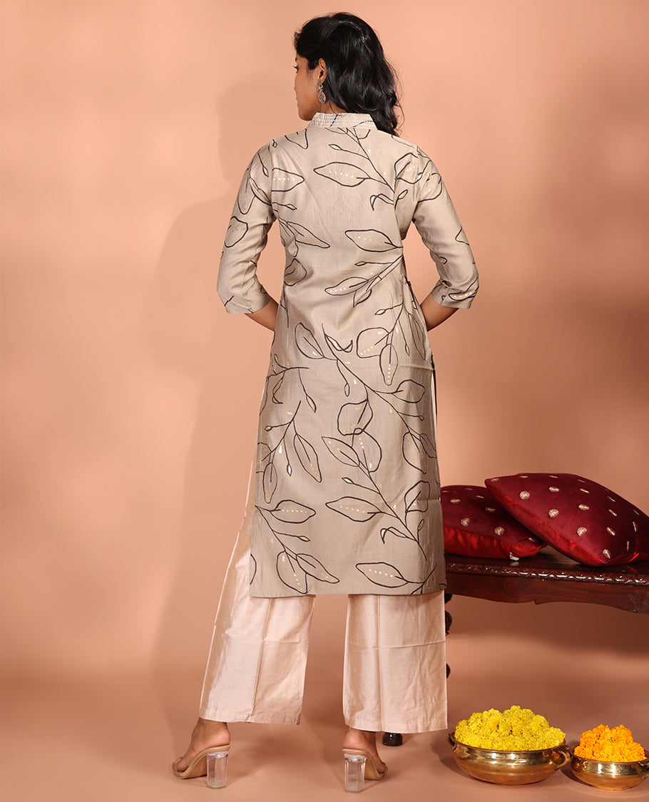 Grey Vatican Readymade Kurti